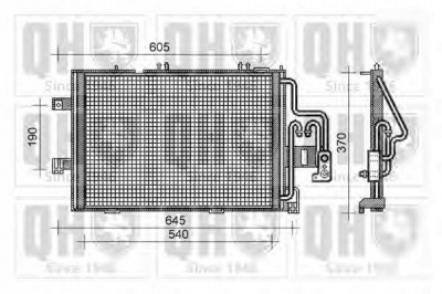 QUINTON HAZELL qcn316 -  Конденсатор, кондиционер